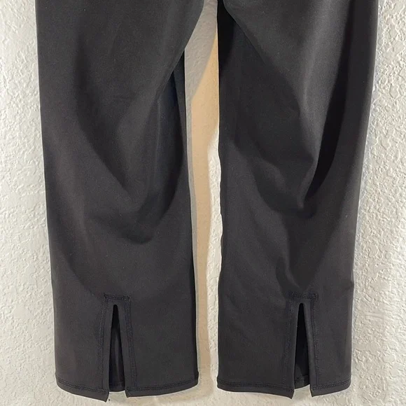 GAIAM Om Fit High Rise Straight Yoga Kick Capri Pants Size Small Black NEW - Picture 8 of 13